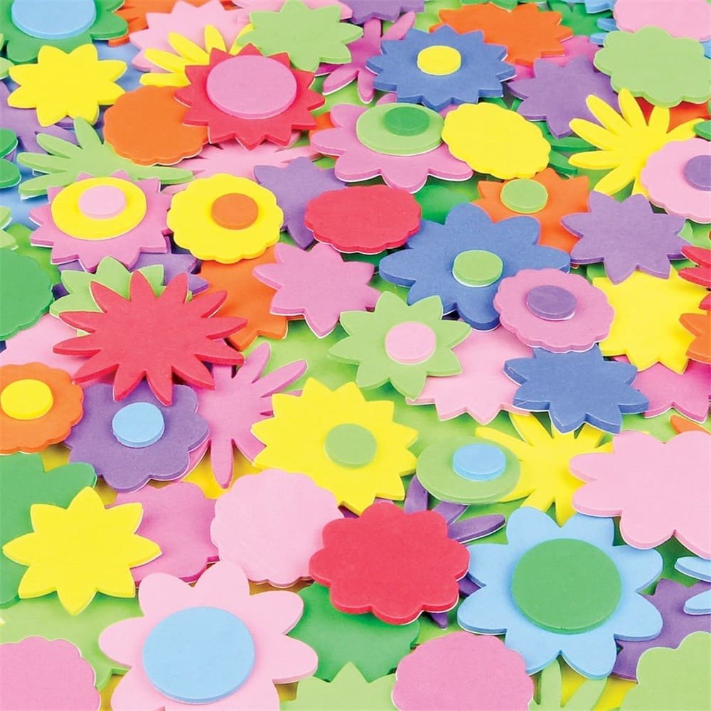 Foam Flower Shapes Pack