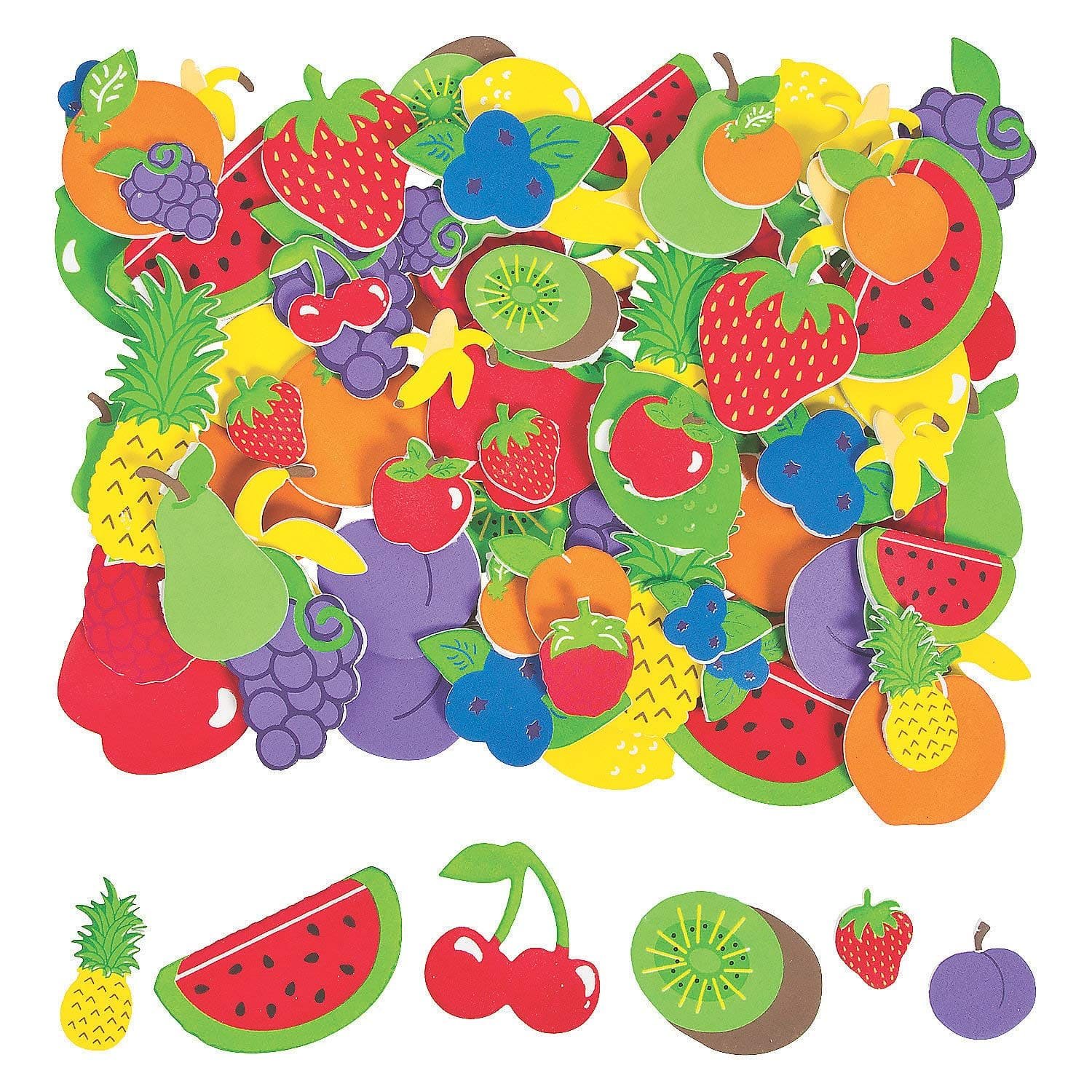 Foam Fruit Shapes Pack
